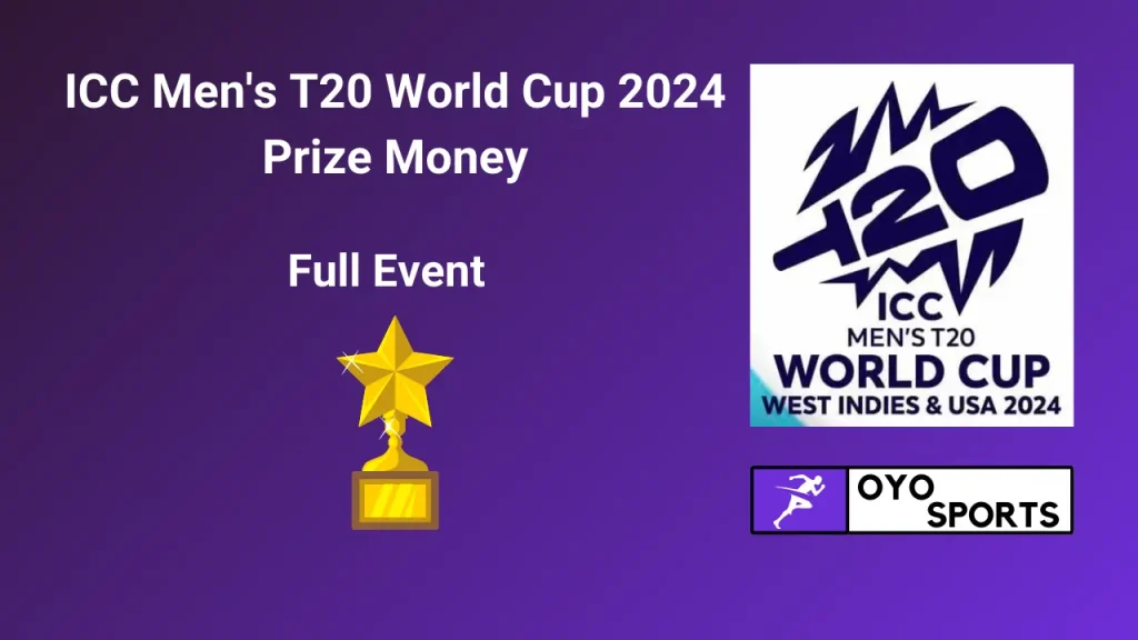 ICC T20 World Cup 2024 Prize Money for Players