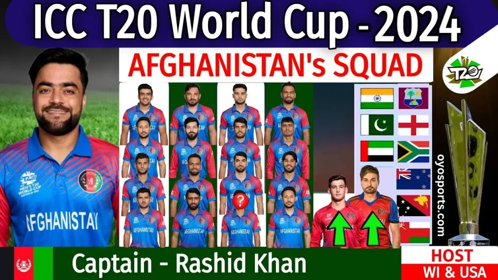 Team Afghanistan Final 15 Squad for t20 world cup 2024