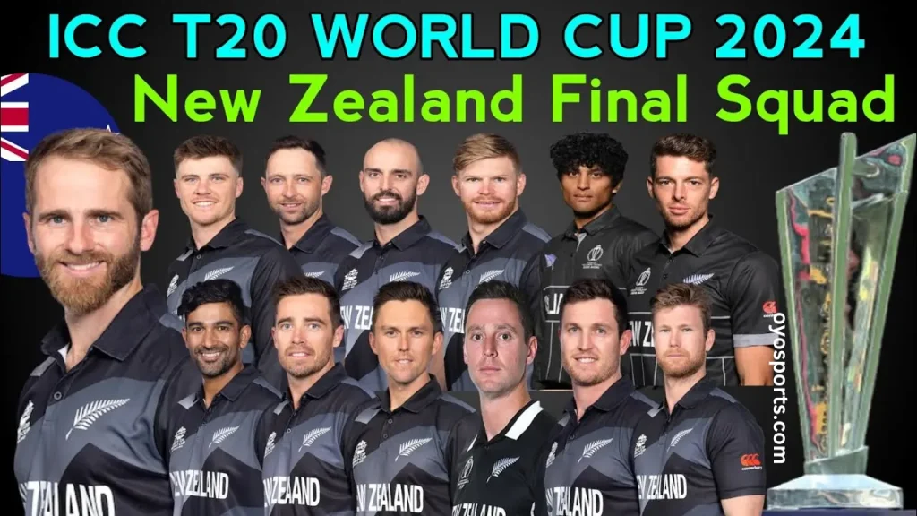 Team New Zealand Final 15 Squad for T20 world cup 2024