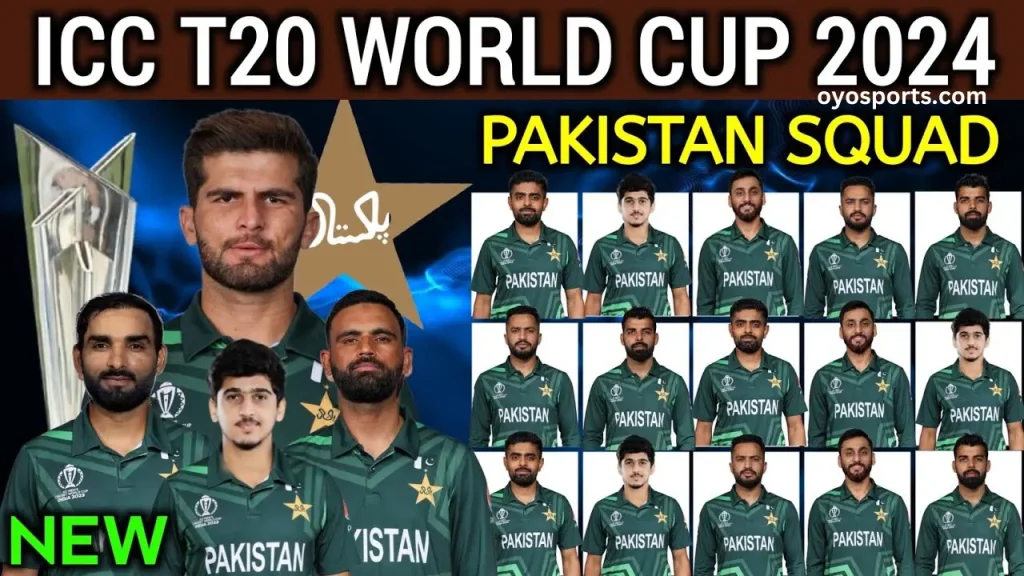 Team Pakistan Final 15 Squad for t20 world cup 2024