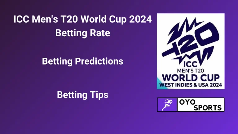 ICC Men’s T20 World Cup 2024 Betting Rate