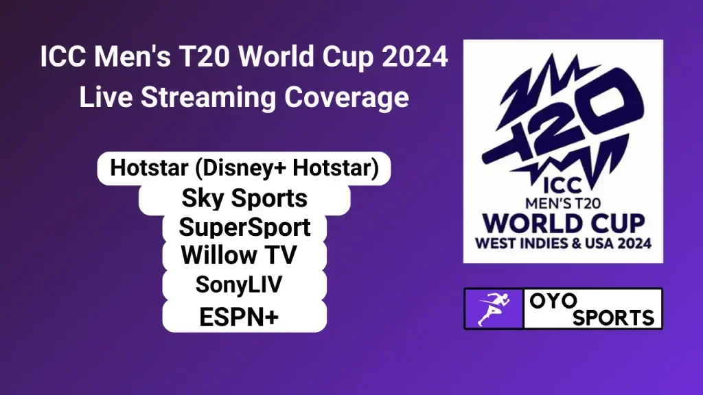 ICC Men's T20 World Cup 2024 Live Streaming