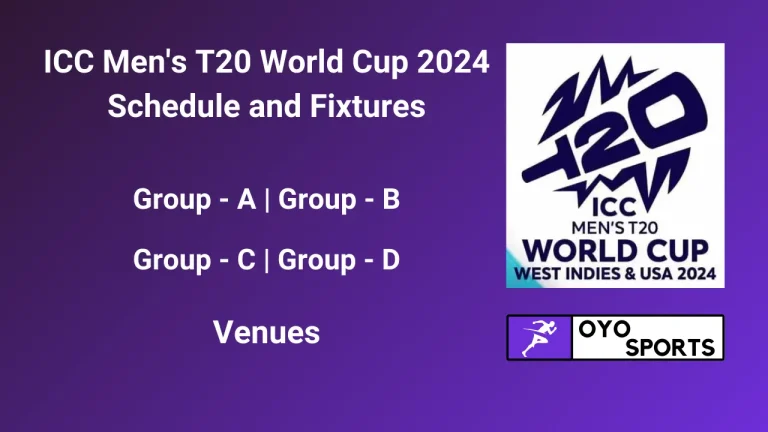 ICC Men’s T20 World Cup 2024 Fixtures (All Teams)