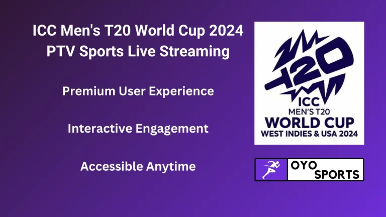 PTV Sports Live ICC Men’s T20 World Cup 2024:  Watch Online HD
