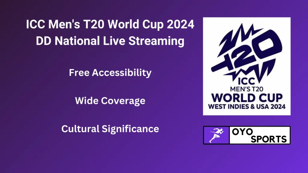 ICC T20 World Cup 2024 DD National Live Streaming