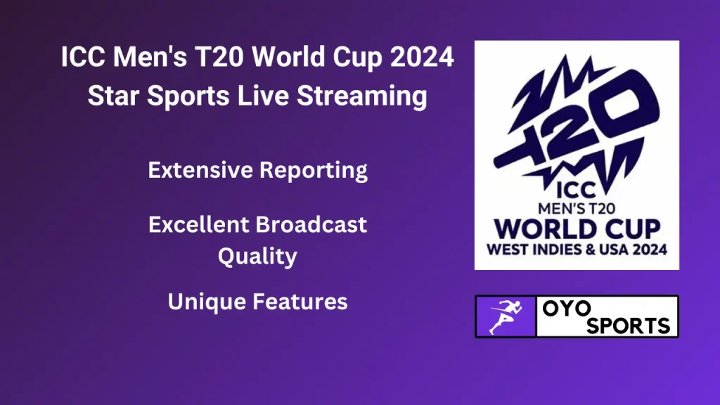 ICC T20 World Cup 2024 Star Sports Live Streaming
